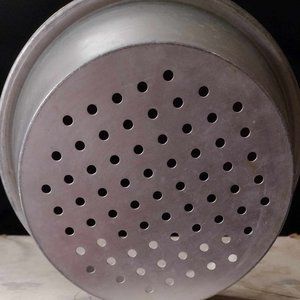 Steel heavy duty vintage chef grade food colander